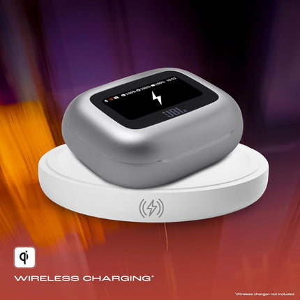 JBL New Launch Live Buds 3 TWS,Hi-Res Audio True ANC Earbuds,Smart Case with Touch Display,40H Playtime,Wireless Charging, 6 Mic,Multipoint Connection,IP55 Proof, Headphones App,Personi-Fi 3.0