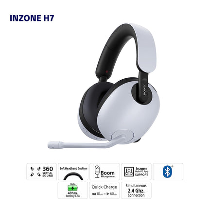 Sony INZONE Wireless Gaming Headset, Over-Ear Headphones with 360 Spatial Sound, 40 Hours Battery Life (BRAND NEW/SEALED)