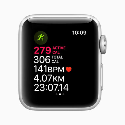 Apple Watch Series 3 (GPS, 38mm) - Silver Aluminium Case with White Sport Band