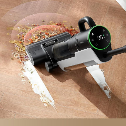 Dreame H12 Dual Smart Wet Dry Upright Vacuum, Floor Cleaner Mop Combo 4-in-1 Cordless Stick Vacuum for Multi-Surface, One-Step Self Cleaning with Hot Air Drying