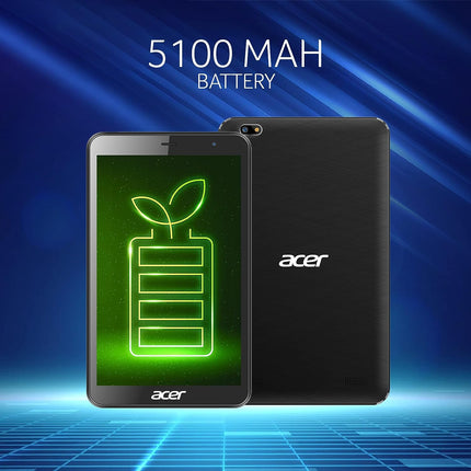 Acer one T4-82L (20.32 cm) 8 Inch Bluetooth Tablet with 3GB RAM and 32 GB EMMC, 4G LTE, Black