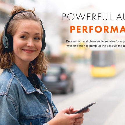Creative Sound Blaster Jam V2 Ultralight Wireless Headset with Bt 5.0,USB-C,Aptx Low Latency,Aptx Hd,Multipoint Connectivity,Voice Detection,Noise Reduction&Up to 22 H of Wireless Playback,Over Ear
