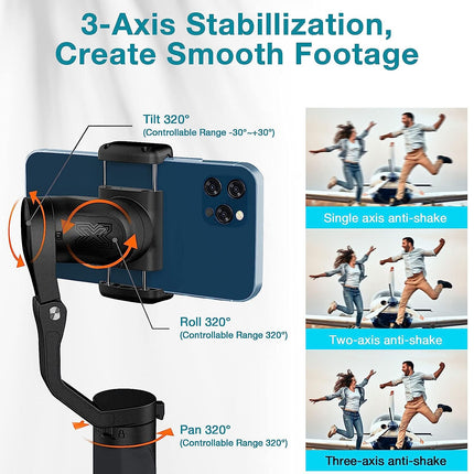 Hohem iSteady X2 3-Axis Gimbal Stabilizer for Smartphone - Handheld Phone Gimbal