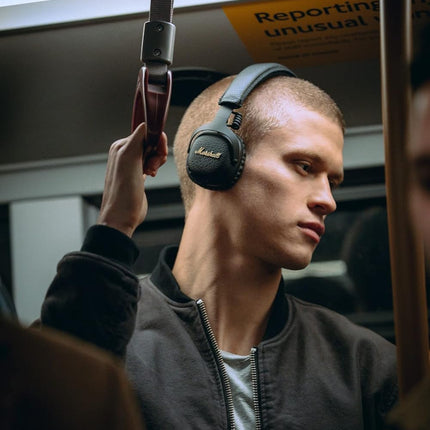 Marshall Mid ANC Wireless Bluetooth On Ear Headphone with Mic (Black)