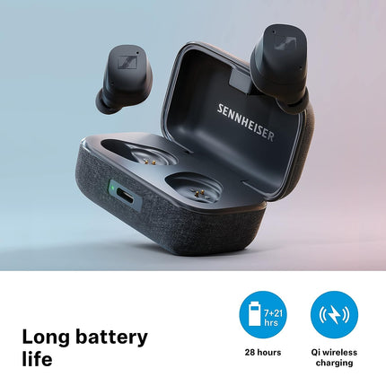 Sennheiser Momentum True Wireless 3 in Ear Earbuds - Headphone with Mic for Music and Calls with Adaptive Noise Cancellation