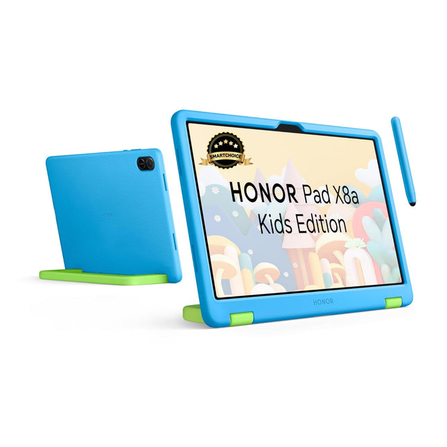HONOR Pad X8a Kids Edition [Smartchoice] Wi-fi Tablet, 4GB RAM 128 GB ROM, 27.94cm(11") FHD Eye Comfort Display, 90Hz Refresh Rate, Parental Control, Kids Protective Case, Android 14, 4 Speakers, Grey