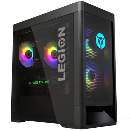 Lenovo Legion Tower 5 Gaming Desktop (AMD Ryzen 7 5800/16GB/512GB SSD/2TB HDD/Win11/Integrated Graphics/Legion ColdFront 2.0 Cooling/ARGB Lighting with 16 Million Colors/Transparent Side Panel)