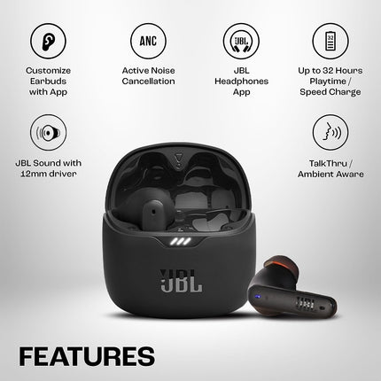 JBL Tune Wireless ANC Earbuds (TWS) with Mic