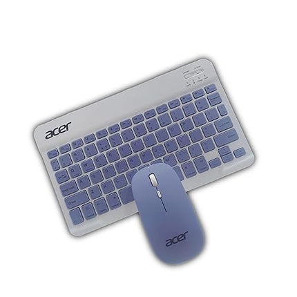 Acer Nano Pad Rechargeable Bluetooth Keyboard & Mouse Combo, 3 DPI Upto 1200 DPI, 78 Keys Anti Slip Back, Ultra Thin Design for Tablet, Laptop, Mobile, 10m Working Distance, Scissor Footed