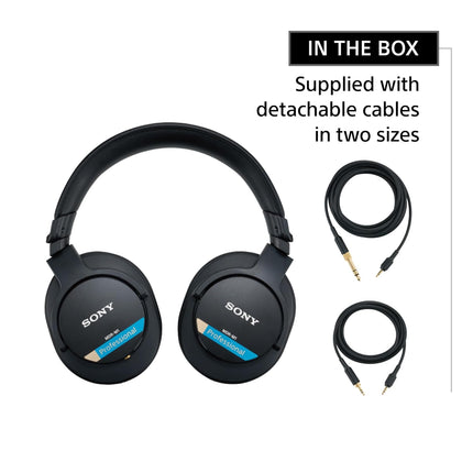 Sony MDR-M1 Wired High Resolution Monitor Over Ear Headphones, Closed Back Design for Audiophile
