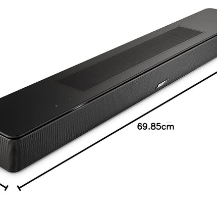 Bose Smart Soundbar 600 with Dolby Atmos, Bluetooth Wireless Sound Bar for TV with Build-in Microphone and Alexa Voice Control, Black
