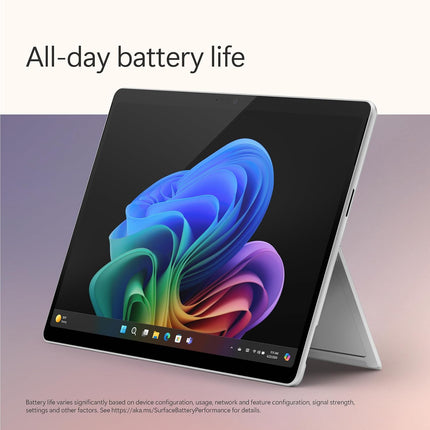 Microsoft New Surface Pro (11th Edition) - Windows 11 Home Copilot + Pc - 13" LCD Pixelsense Touchscreen - Qualcomm Snapdragon X Plus (10 Core,Wi-Fi) - 16Gb Ram - 256Gb Ssd - Blue Platinum - Zhx-00014