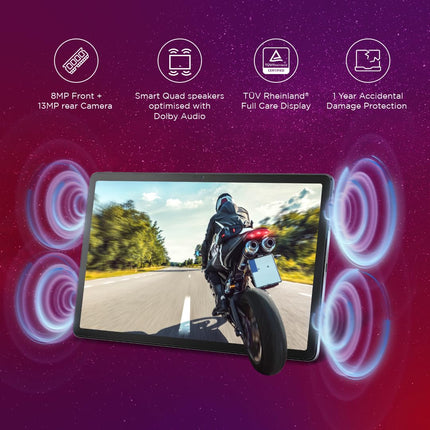 Lenovo Tab P11 (2nd Gen) | 11.5 Inch | 6 GB, 128 GB Expandable | Wi-Fi + LTE (Storm Grey, ZABG0285IN)