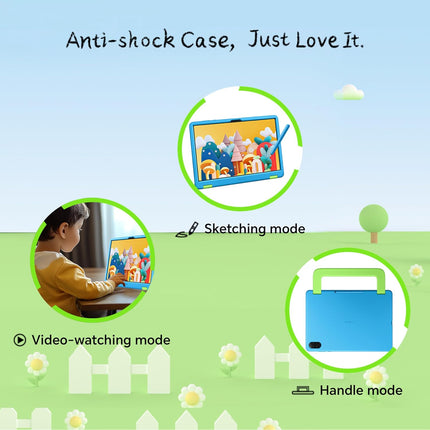 HONOR Pad X8a Kids Edition [Smartchoice] Wi-fi Tablet, 4GB RAM 128 GB ROM, 27.94cm(11") FHD Eye Comfort Display, 90Hz Refresh Rate, Parental Control, Kids Protective Case, Android 14, 4 Speakers, Grey