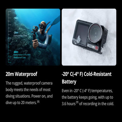 DJI Osmo Action 5 Pro Adventure Combo, Action Camera 4K with 1/1.3" Sensor, 12h Extended Battery Life with 3 Batteries, Stabilization, Dual OLED Touchscreens, Mini Action Camera for Travel, Vlog