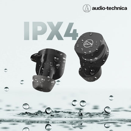 Audio-Technica ATH-SQ1TWBK Wireless Earbuds