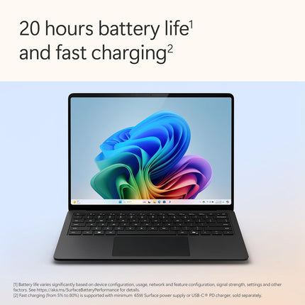 Microsoft New Surface Laptop (7th Edition) - Windows 11 Home Copilot + PC - 13.8” LCD PixelSense Touchscreen - Qualcomm Snapdragon X Elite (12 Core) - 32GB RAM - 1TB SSD - Graphite - ZGQ-00023 (BRAND NEW/SEALED)