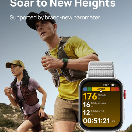 HUAWEI Watch FIT 4 smartwatch, 1.82" Large Display, Up to 10-Day Battery Life, Dual Band GPS, 100+ Sports Modes, Fitness Health Tracker, Emotional Assistant, Compatible with Android iOS, Black