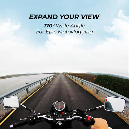 IZI ONE Plus 5K 48MP Action Camera - 6-Axis Gyro Stabilization, 110ft Waterproof, Vlogging, 170° FOV, WiFi, Dual Touch Screen Video Camera, 2X 1350mAh Batteries, Fast C-Type Charge HQ External Mic