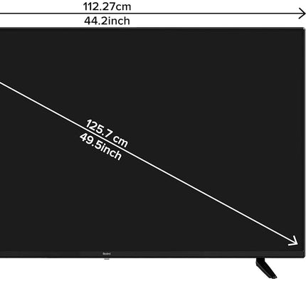 Redmi 126 cm (50 inches) 4K Ultra HD Android Smart LED TV X50 | L50M6-RA (Black)