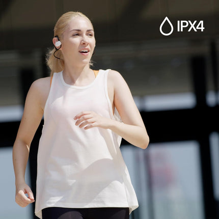 Sony Float Run WI-OE610 Headphones Designed for Running, Cycling, Hiking & Other Sports, Gym Headphones with Open-Ear Design, 10Hrs Battery, Splash Proof, Totally New Concept for Ear Health & Comfort