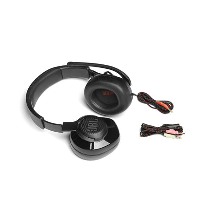 JBL Quantum 200 Wired Over-Ear Gaming Headphones- Black