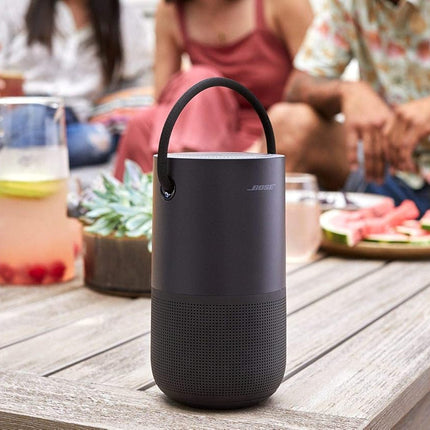 Bose Portable Smart Wireless Bluetooth Speaker with Alexa Voice Control Built-in, Wi-Fi Connectivity, 360° Sound, Powerful Bass (Black)