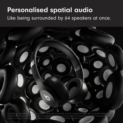 Beats Solo 4 – Wireless Bluetooth Over Ear Ultralight Headphones, Up to 50H of Battery Life, 10 min Fast Charge for 5H Battery, Mic w/Voice Assist, 3.5 mm, Apple & Android Compatible