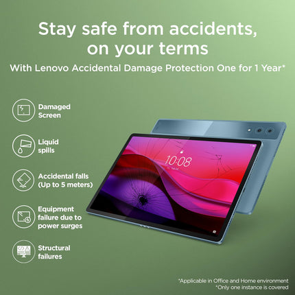Lenovo Yoga Tab Plus AI Tablet with Pen + Keyboard |12.7" Display, 3K Resolution, 144 Hz Refresh|16GB RAM, 256GB ROM| Snapdragon 8 Gen 3| 10200 mAh|6 Speakers| USB 3.0 with DP-Out|1Year ADP Free|Teal