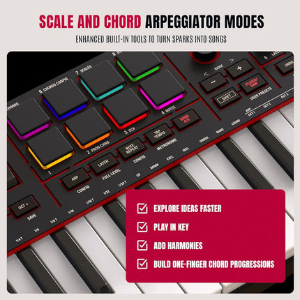 Akai MPK MINI MK4 Compact Midi Keyboard and Pad MIDI Controller