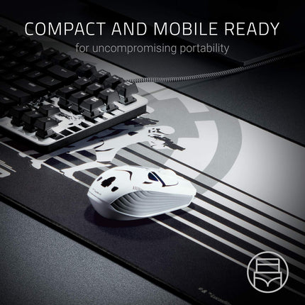 Razer Atheris Ambidextrous Wireless Mouse: 7200 DPI Optical Sensor - 350 Hr Battery Life - USB Wireless Receiver & Bluetooth Connection - Stormtrooper Limited Edition, Star Wars Limited Edition