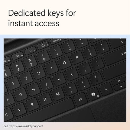 Microsoft Surface Pro 13" Keyboard with Pen Storage Black - EP2-01841 - Unboxify