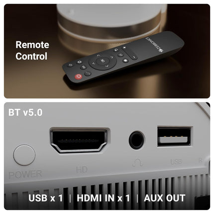 Zebronics Android 13 Smart LED Projector, 1080p Support, 2800 Lumens, 100" Screen Size, 90° Tiltable, Auto Keystone, OTT Apps (Netflix, Prime, Hotstar), BT v5.0, HDMI, Miracast, WiFi (PixaPlay 30)