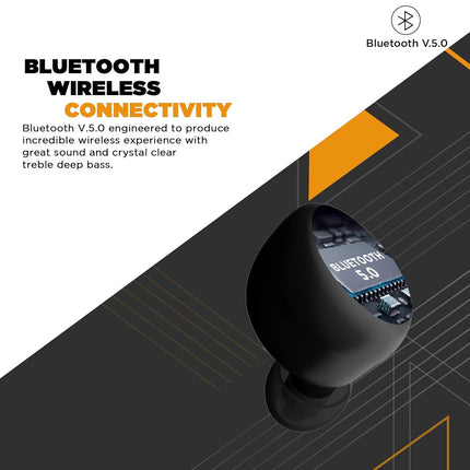 Nu Republic Starbuds 4 True Wireless in Ear Earbuds (TWS) BT V5.0, Upto 20Hrs Play Time, Compact Charging Case, Sweat & Water Resistant, Voice Assistant/Siri with in-Built Mic -Blue - Unboxify