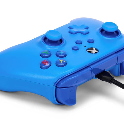 PowerA Wired Gaming Controller for Xbox Series X/S, Xbox One, PC, Windows 10/11, Blue (Officially Licensed)
