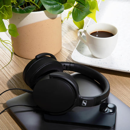 Sennheiser HD 400U Wired Over-Ear Headphones with Mic, USB-C, Dynamic Bass Sound, Foldable Lightweight Design, Noise Isolation and One-Button Call Control, Black