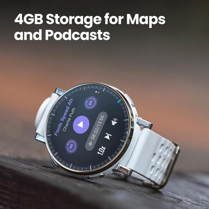 Amazfit Active 3 Premium (Smartchoice) GPS Running Smart Watch, 1.32"AMOLED Sapphire Display,12-Day Battery,4GB Storage,Offline Maps, 170+Workout Modes, 5 ATM,Fitness Tracker, Android & iOS, Apex Silver (BRAND NEW/SEALED)