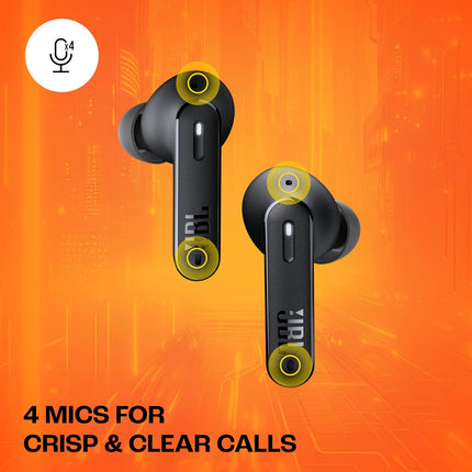 JBL New Launch Tune 245NC in Ear Wireless TWS ANC Earbuds (Black)