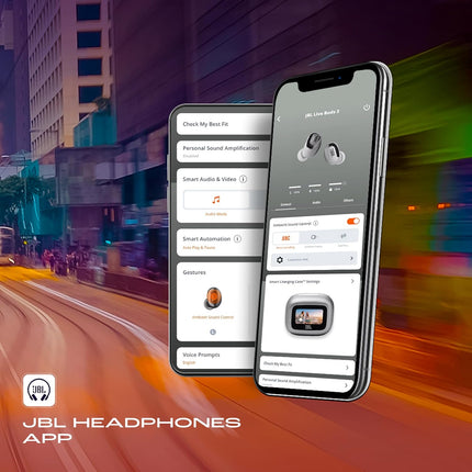 JBL New Launch Live Buds 3 TWS,Hi-Res Audio True ANC Earbuds,Smart Case with Touch Display,40H Playtime,Wireless Charging, 6 Mic,Multipoint Connection,IP55 Proof, Headphones App,Personi-Fi 3.0