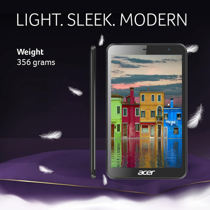 Acer one T4-82L (20.32 cm) 8 Inch Bluetooth Tablet with 3GB RAM and 32 GB EMMC, 4G LTE, Black