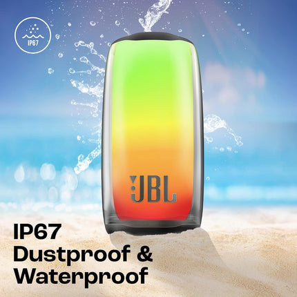 JBL Pulse 5, Wireless Portable Bluetooth Speaker, 40 Watt, Customized 360° Lightshow Portable App, Pro Sound, Deep Bass, 12 Hours Playtime, PartyBoost, IP67 Waterproof & Dustproof