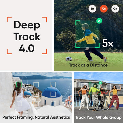 Insta360 Flow 2 Pro - AI Tracking Phone Gimbal, 200+ App Tracking with DockKit, Multi-Person Tracking, 360º Pan Tracking, Built-in Tripod/Selfie Stick, iPhone/Android Portable Stabilizer