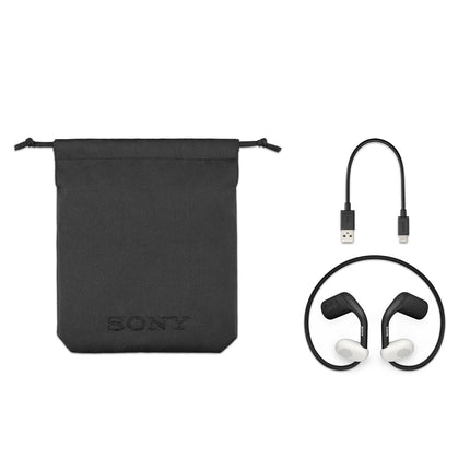 Sony Float Run WI-OE610 Headphones Designed for Running, Cycling, Hiking & Other Sports, Gym Headphones with Open-Ear Design, 10Hrs Battery, Splash Proof, Totally New Concept for Ear Health & Comfort
