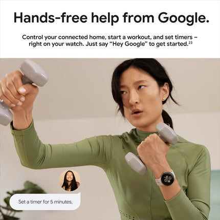 Google Pixel Watch 2 with the Best of Fitbit and Google - Heart Rate Tracking, Stress Management, Safety Features - Android Smartwatch