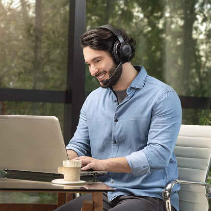 JBL Free WFH Wireless, Over Ear Headset (Black)