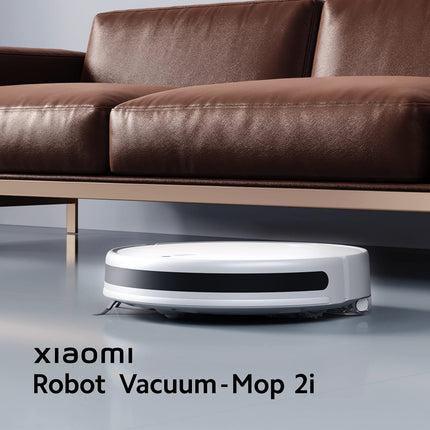 Xiaomi Robot Vacuum-Mop 2i, 2200 Pa Powerful Suction, 450 mL Large-Capacity Dustbin, Electronically-Controlled 270 mL Water Tank, Controls remotely via app, Alexa/GA Enabled, White