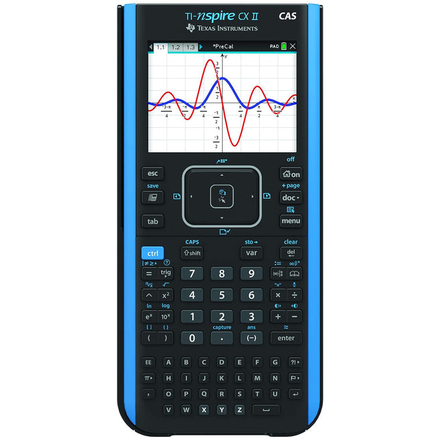 Texas Instruments TI-Nspire CX II CAS Graphing Calculator, Black