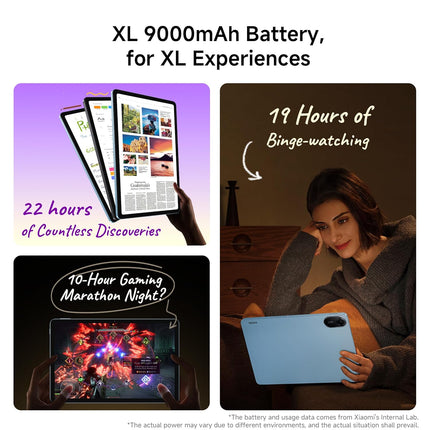 Redmi Pad 2, WiFi, Active Pen Support, 27.94cm Model, 2.5K Sharp & Clear Display, 4GB, 128GB, All Day & More 9000mAh Battery, AI-Enabled, Dolby Atmos, HyperOS 2, Graphite Grey