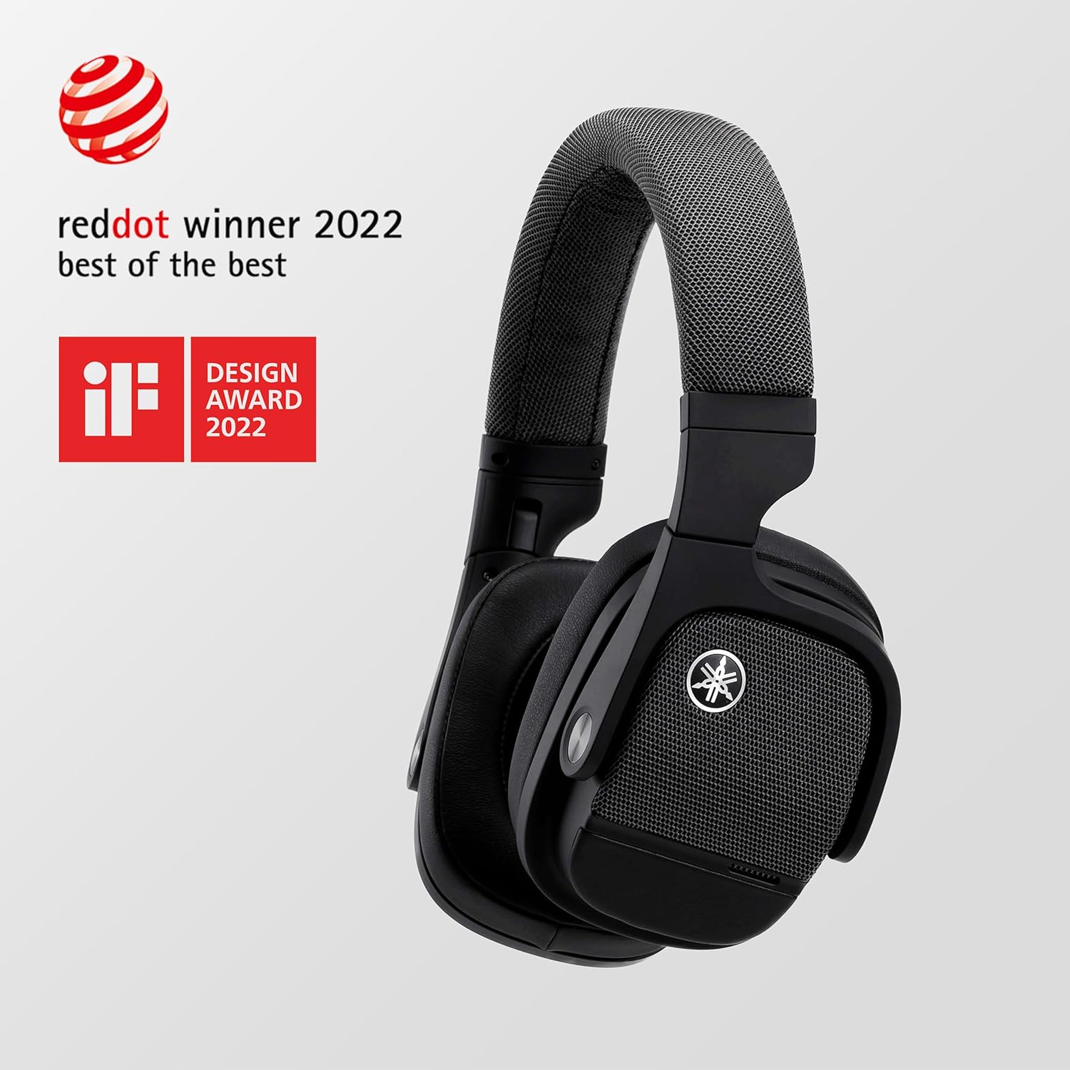 Yamaha YH-L700A 3D Sound Field, Bluetooth Wireless Over Ear Headphone, Advance Noise Canceling, Ambient Sound, Listening Optimizer, Black, with mic