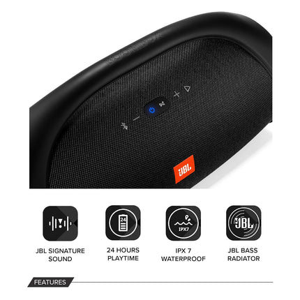 JBL Boombox 60 Watt 1.0 Channel Wireless Bluetooth Portable Speaker (Black)